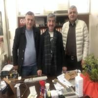 Fatih Arslan ve Mehmet Gülmez gazetemizi ziyaret etti