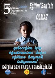 Eğitim Sen Fatsa Temsilciliği: "5 Ekim Dünya Öğretmenler Günü'nü Buruk Kutluyoruz "