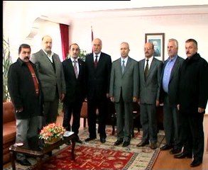 Başkan Mehmet Özgen ve Ziraat Odası Yönetimi Kaymakamı Ziyaret Etti