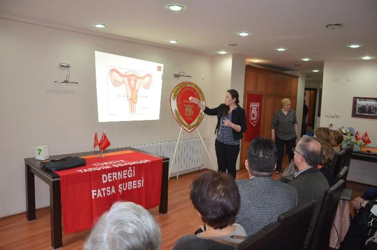 FATSA’DA “KADIN SAĞLIĞI” KONFERANSI