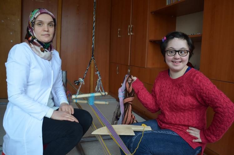 Özel öğrenciler üretime katkıda bulunuyorlar