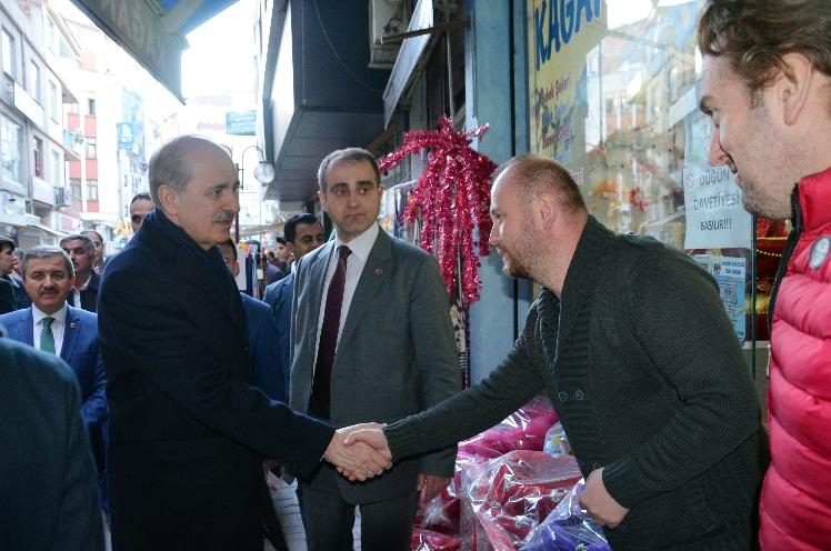 Numan Kurtulmuş, esnaftan 'Evet' İçin destek istedi