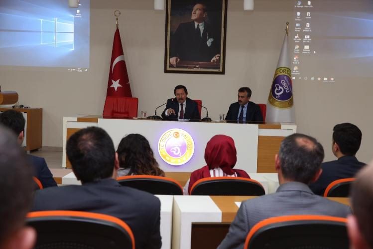 Ordu Valisi İrfan Balkanlıoğlu bürokratlara seslendi...