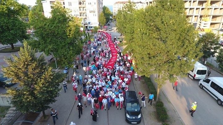 Fatsa’da milli birlik yürüyüşü