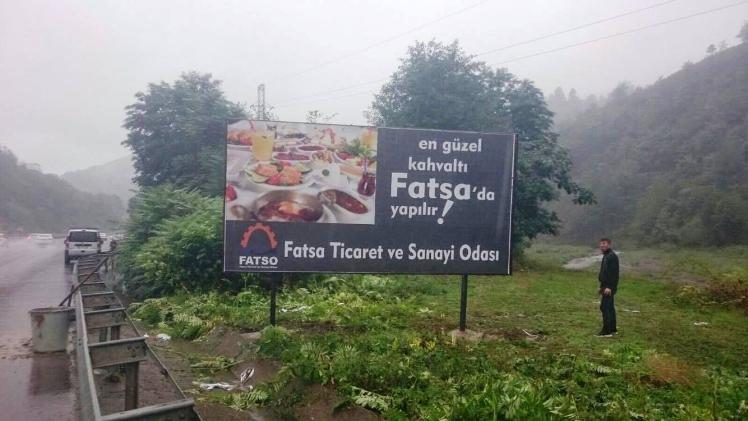 "En Güzel Kahvaltı Fatsa’da Yapılır" tabelaları konuldu