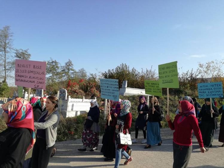 Kumru’da taş ocağı tepkisi