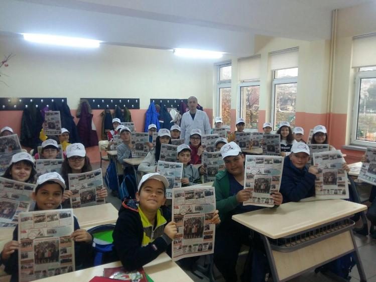 Öğrencilerden okul gazetesi