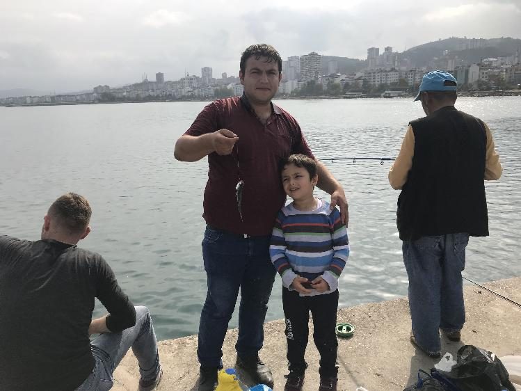 Amatör balıkçıların çinekop avı