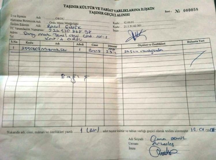 4 Bin Yıllık Mızrak Ucu BUlundu