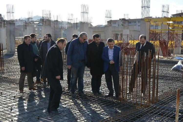 FATSA BELEDİYESİ HİZMET BİNASI İNŞAATI YÜKSELİYOR
