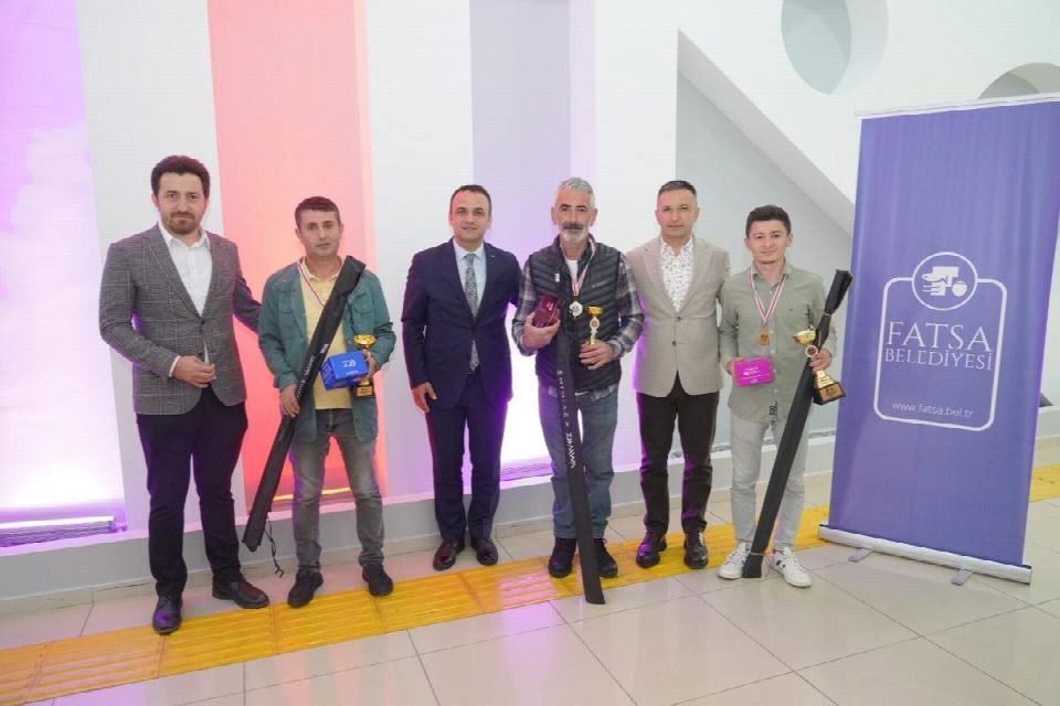 Fatsa balık avı yarışması şampiyonu belli oldu