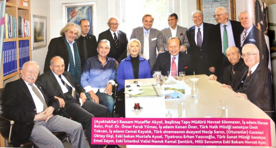 Fatsa’lı Cemal Kayalık işadamı Yılmaz Ulusoy’un dost meclisinde