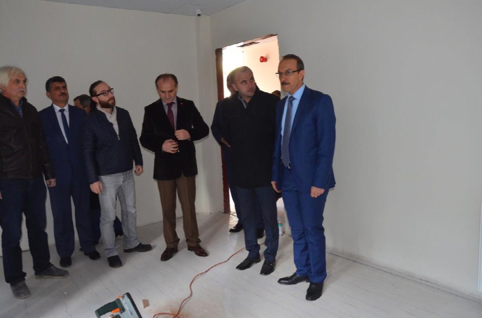 Vali Yavuz, Fatsa'da Yapımı Devam Eden Kızılay Anaokulu İnşaatını İnceledi