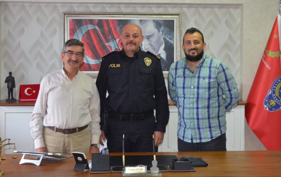 Güneş’ten Emniyet Müdürü Sipahi’ye ziyaret