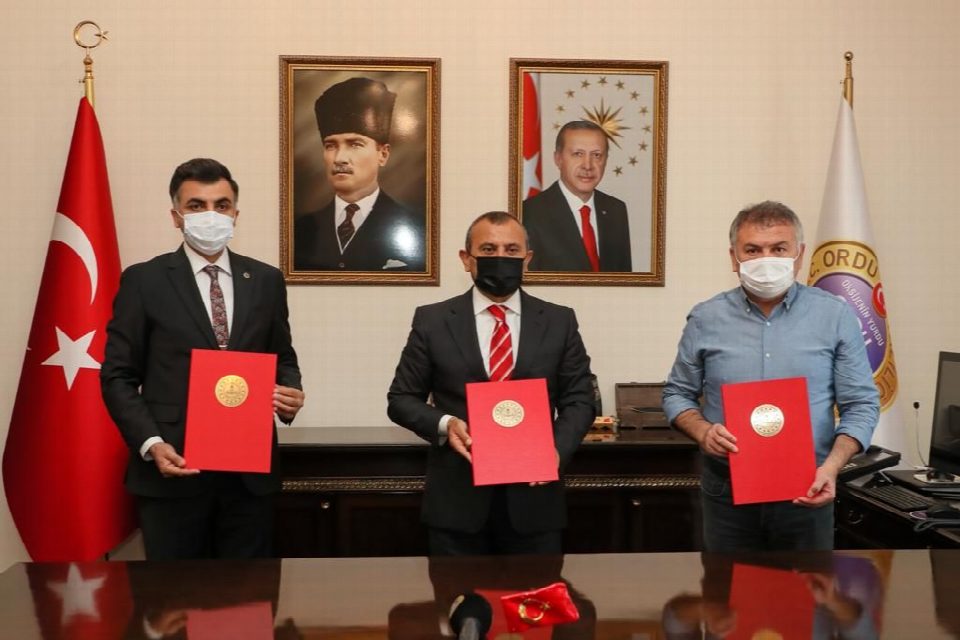 40. okulun yapım protokolü imzalandı