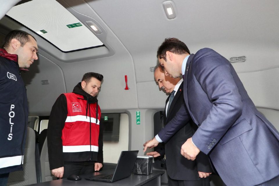 Mobil göç noktası aracı, Ordu’da hizmet vermeye başladı