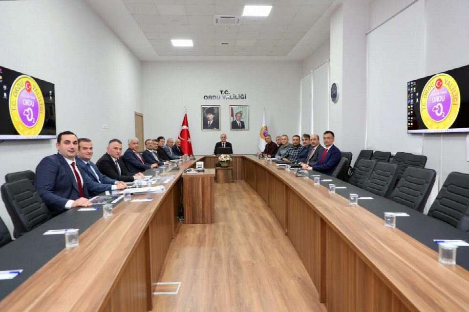 Ordu Şehir Hastanesinin 9. koordinasyon toplantısı yapıldı