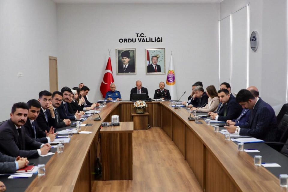Mayıs ayı il güvenlik ve asayiş koordinasyon toplantısı yapıldı