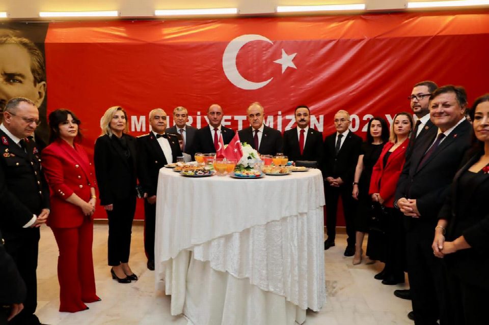 Cumhuriyet resepsiyonu yapıldı