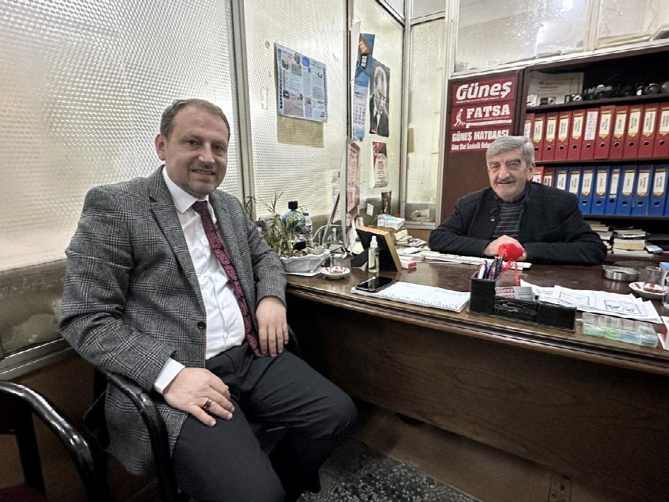 AK parti Çatalpınar belediye başkan adayı Mustafa Güldiken gazetemizi ziyaret etti