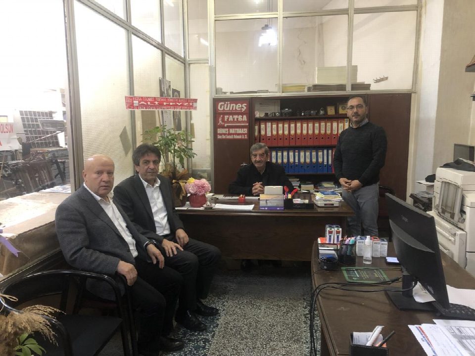 Kaymakam Avni Kula gazetemizi ziyaret etti