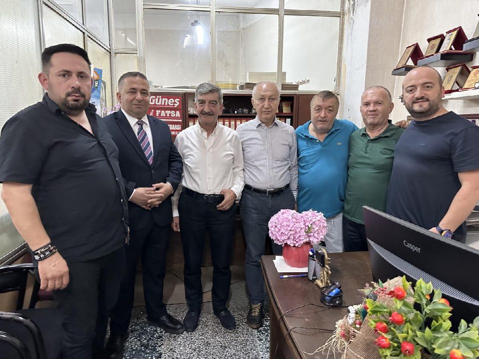 İstanbul Fatsalılar derneği başkan ve yönetim kurulu üyeleri gazetemizi ziyaret etti