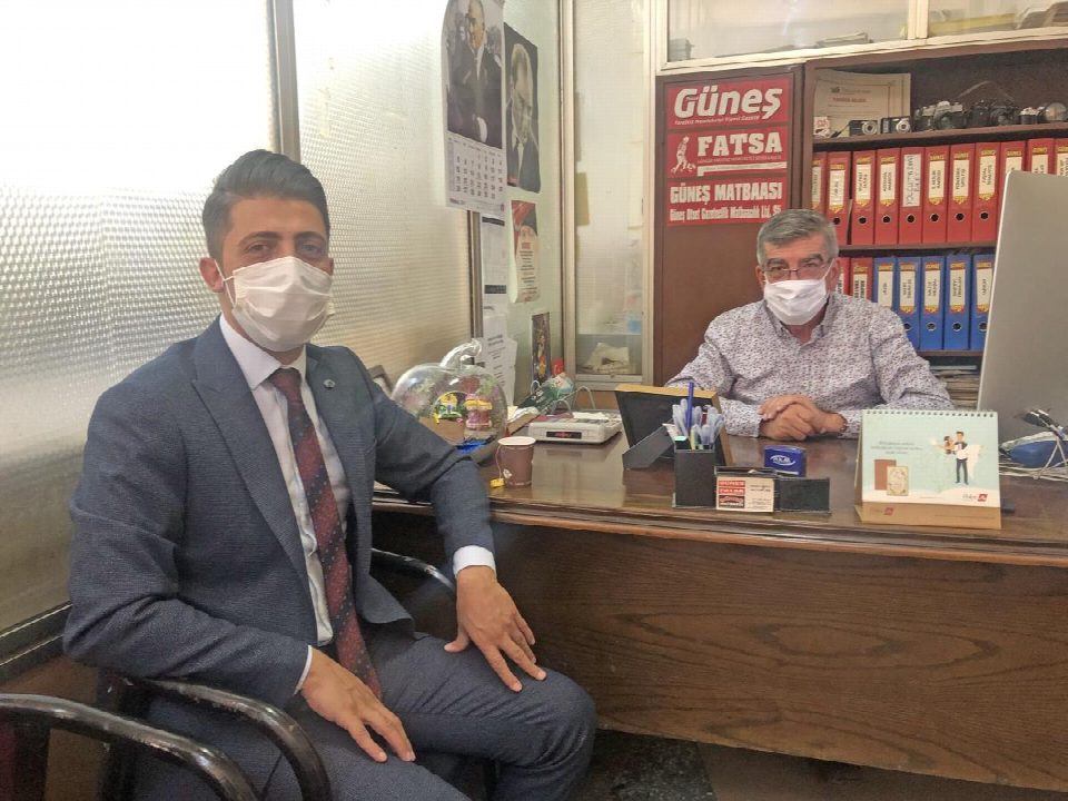 Cumhuriyet Başsavcısı Çabukoğlu gazetemizi ziyaret etti