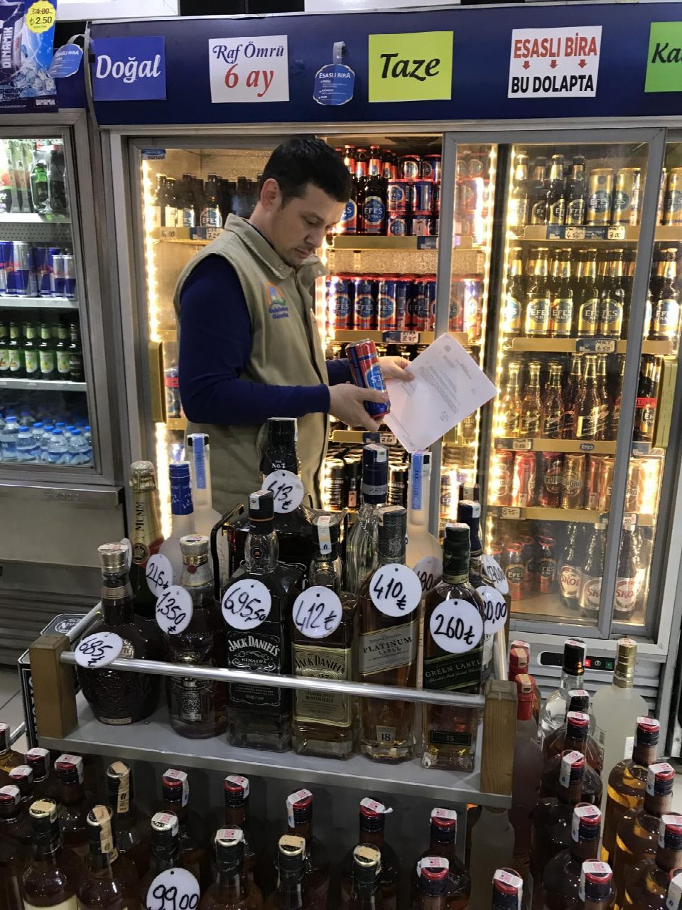 Fatsa’da kaçak ve sahte içki denetimi