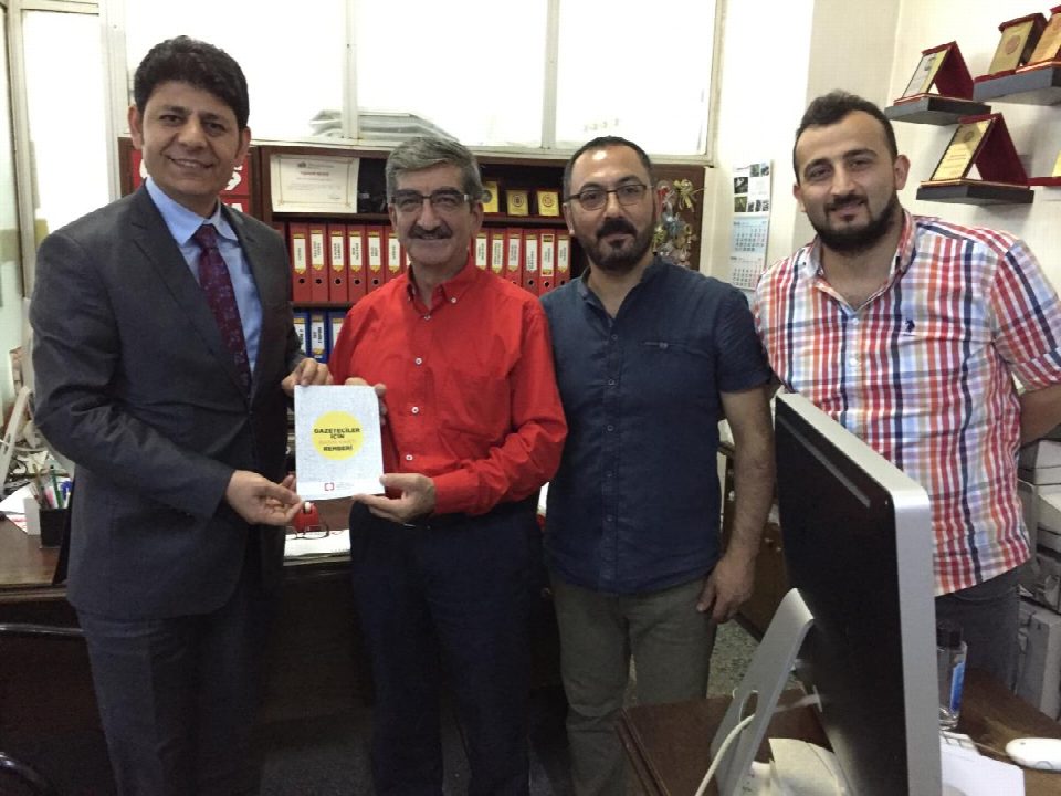 Mücahit Taşkın gazetemize ziyarette bulundu