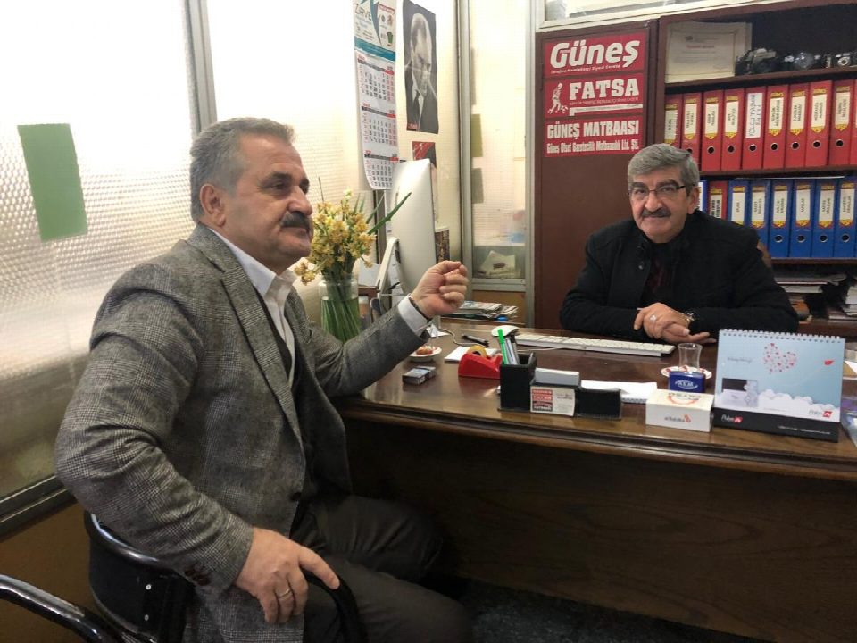 Eyüp Fatsa gazetemizi ziyaret etti