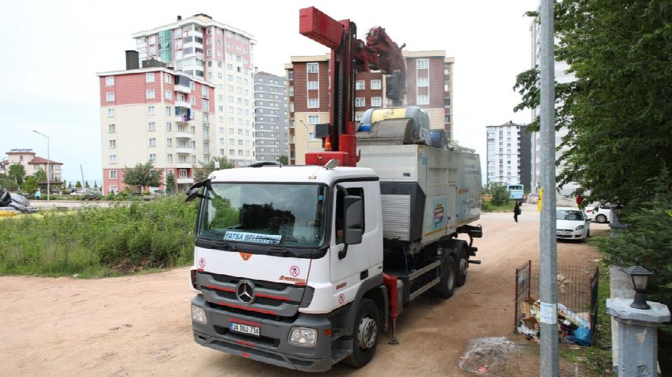 Fatsa’da çöp toplamada ÇAÇA farkı