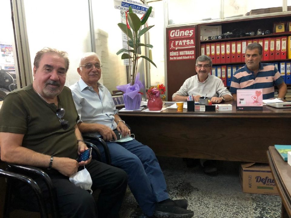Yalçın Makaroğlu gazetemizi ziyaret etti