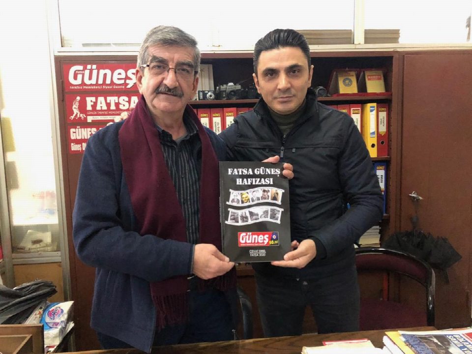 FATSALI SANATÇI FEDAİ ÖZ GAZETEMİZİ ZİYARET ETTİ