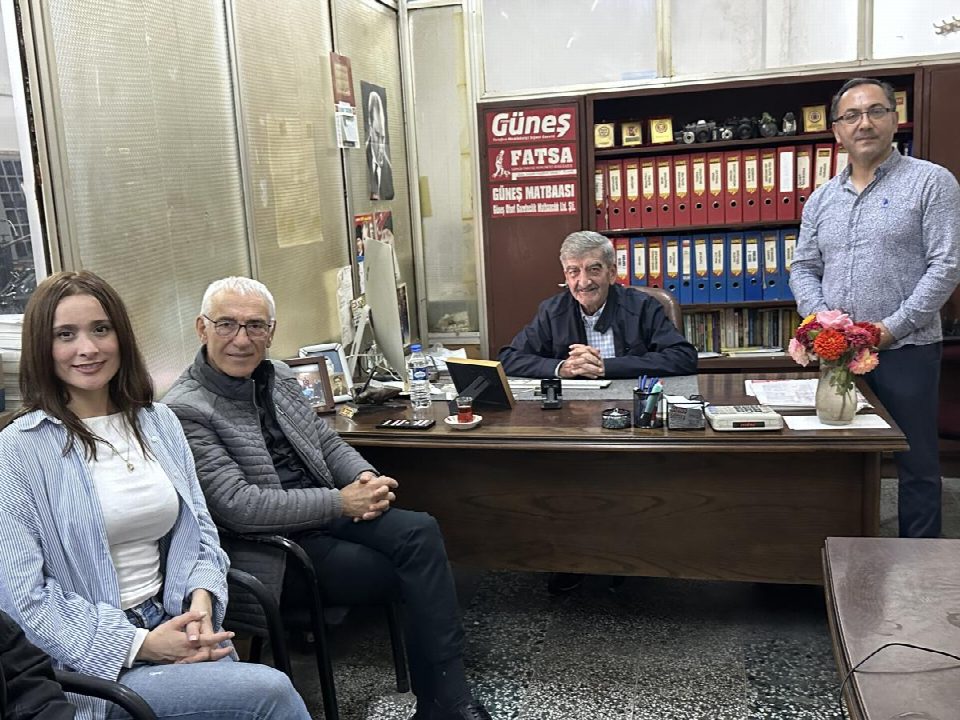 Fatsa’nın gururu sanatçılar Mehmet Gümüş ve Elif Kaya’dan gazetemize ziyaret!