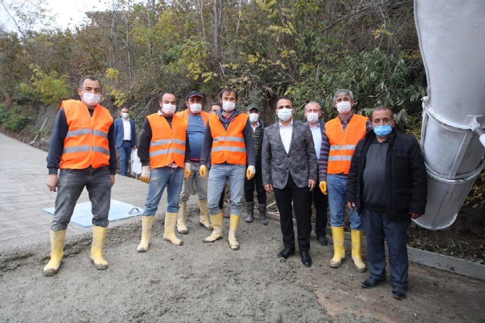 Fatsa’ya asırlık yollar yapılıyor