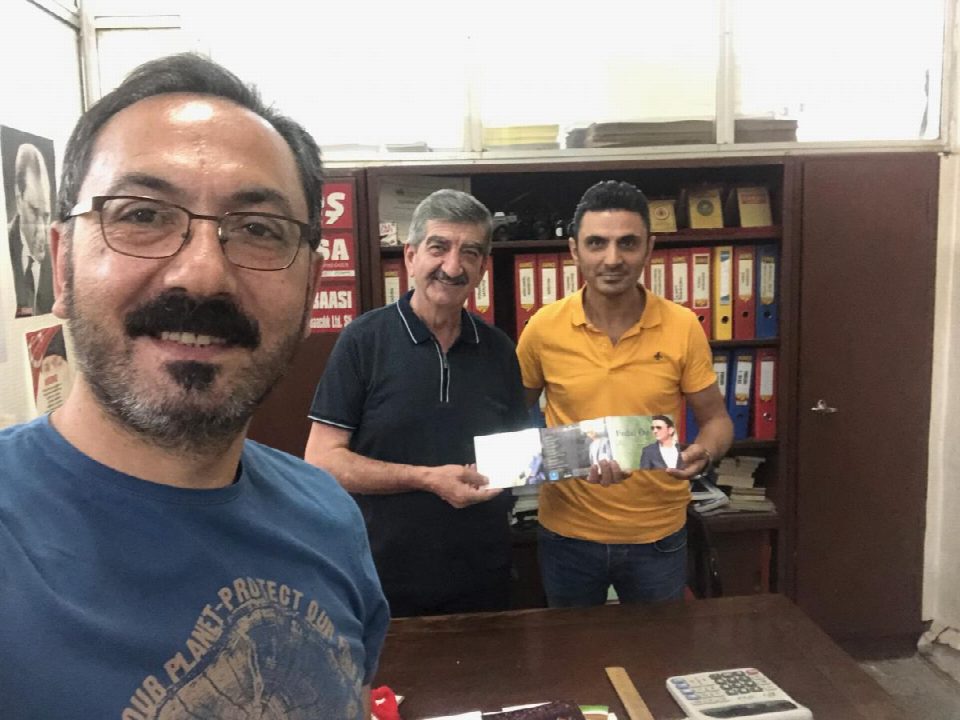 Fatsalı sanatçı Fedai Öz gazetemizi ziyaret etti