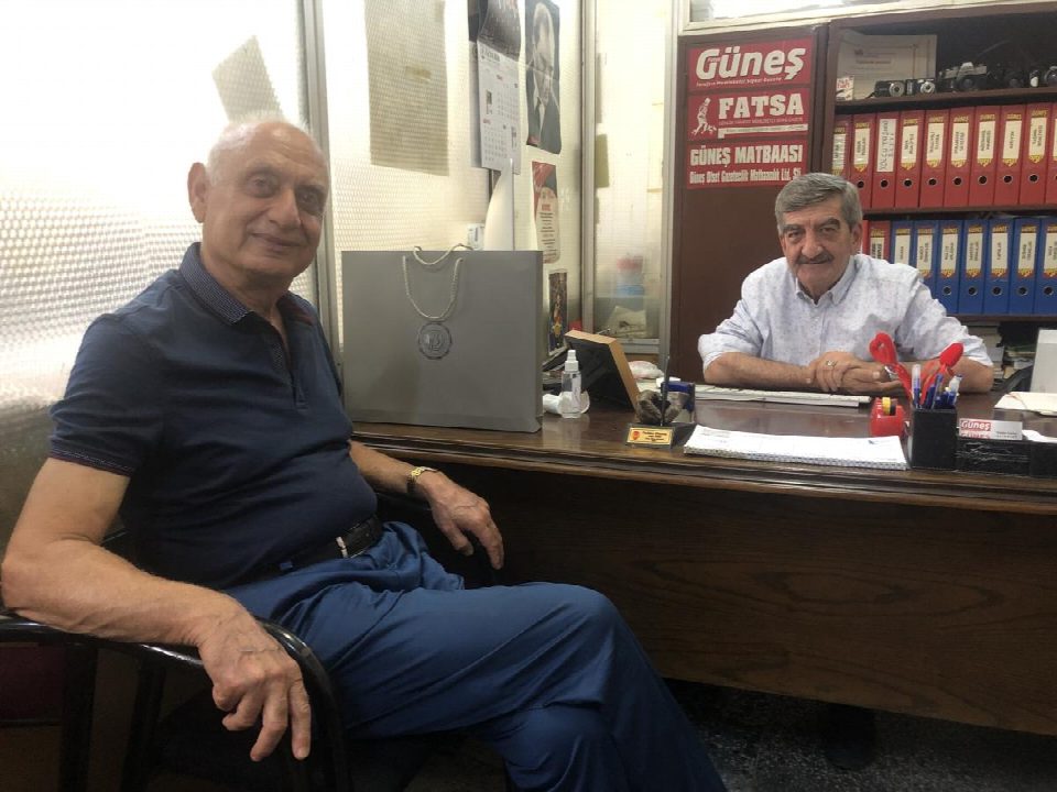 Diş Tabibi Ahmet Cevat Erarslan gazetemizi ziyaret etti