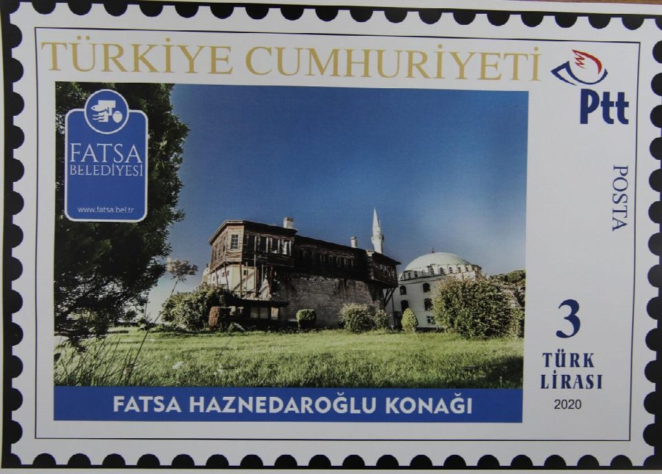Fatsa’nın tarihi ve turistik güzellikleri posta pulunda