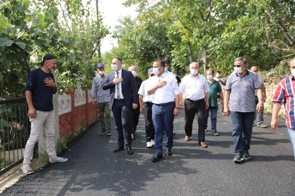 Bağlarca mahallesi yüksek standartlı sıcak asfaltına kavuştu