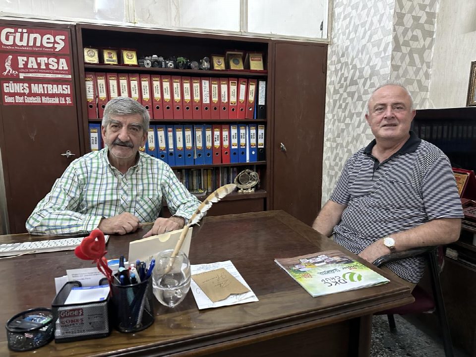 Muhammet Dervişoğlu gazetemizi ziyaret etti