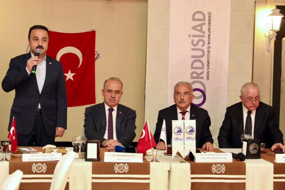 Şanlıtürk, iş geliştirme toplantısına destek verdi