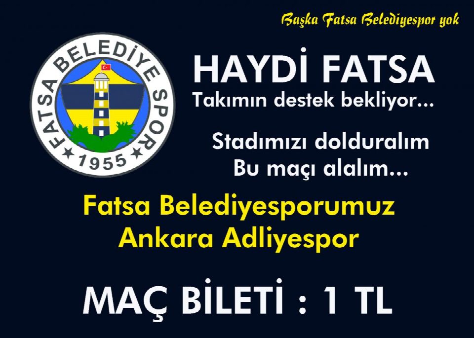 Taraftara büyük jest! Bilet 1 TL