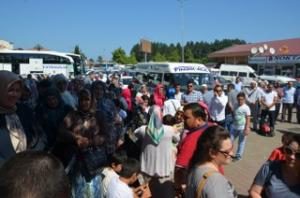 HACILAR DUALARLA UĞURLANDI