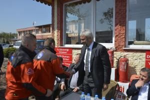 BÜYÜKŞEHİR BELEDİYE BAŞKANI ENVER YILMAZDAN BÜYÜK SANAYİ SİTESİ YÖNETİMİNE ZİYARET