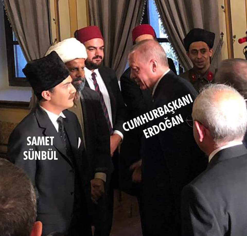 Atatürk’ü canlandıran Fatsa’lı tiyatro sanatçısı Samet Sünbül’ü Cumhurbaşkanı Erdoğan tebrik ettİ