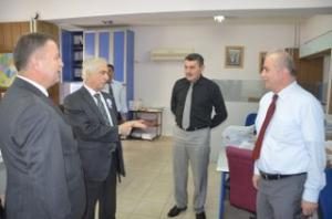 ORDU DEFTERDARI EROL PİŞKİN'DEN FATSA VERGİ DAİRESİNE ZİYARET
