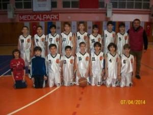 FATSA BASKET MİNİK ERKEK BASKETBOL TAKIMI GRUBU GALİBİYETLE BAŞLADI