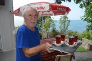 ODUN KÖZÜNDE DAĞ SUYU İLE YAPILAN ÇAY
