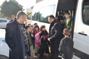 Emniyet Müdürü İbrahim Etem Öztürk okul servislerini denetledi