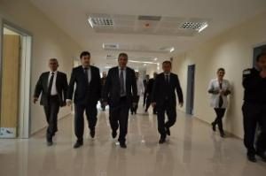 YAPICI'DAN HASTANE İNŞAATINA ZİYARET